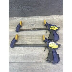 Irwin 6 Inch Quick Grip Medium Duty Bar Clamps Set Of 2